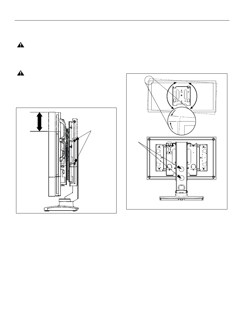 Adjustments | CHIEF MSS6000 User Manual | Page 8 / 12