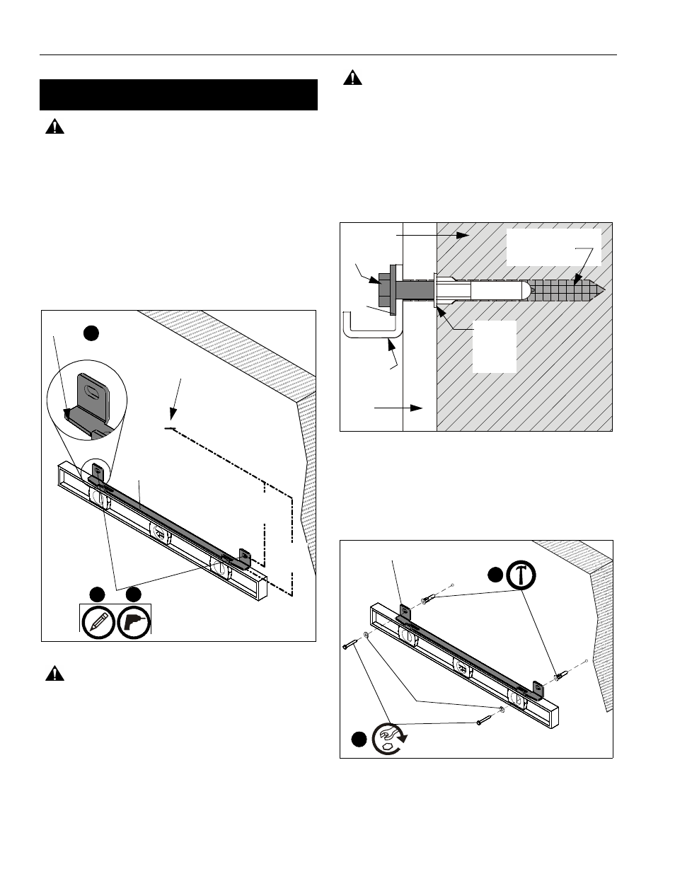 Installing to a solid concrete wall | CHIEF PXR User Manual | Page 12 / 32