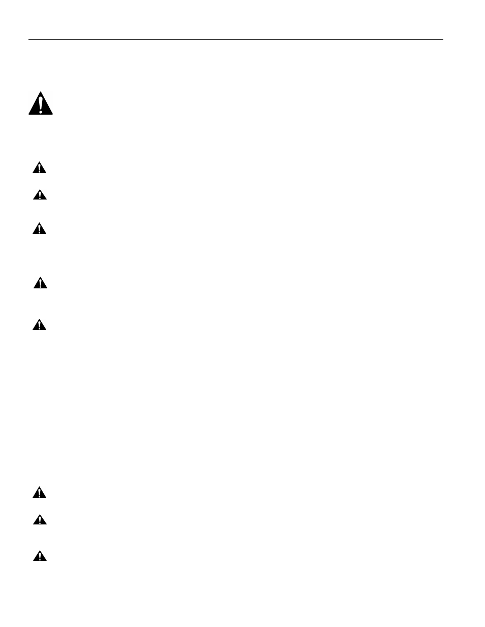 Important warnings and cautions | CHIEF CM2L40 User Manual | Page 2 / 76