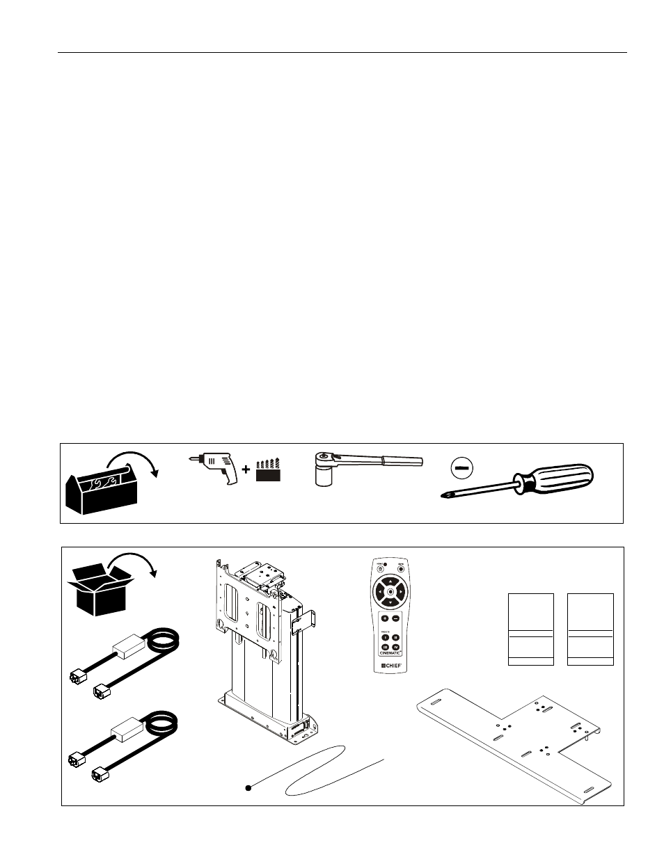 CHIEF CM2L40 User Manual | Page 27 / 76