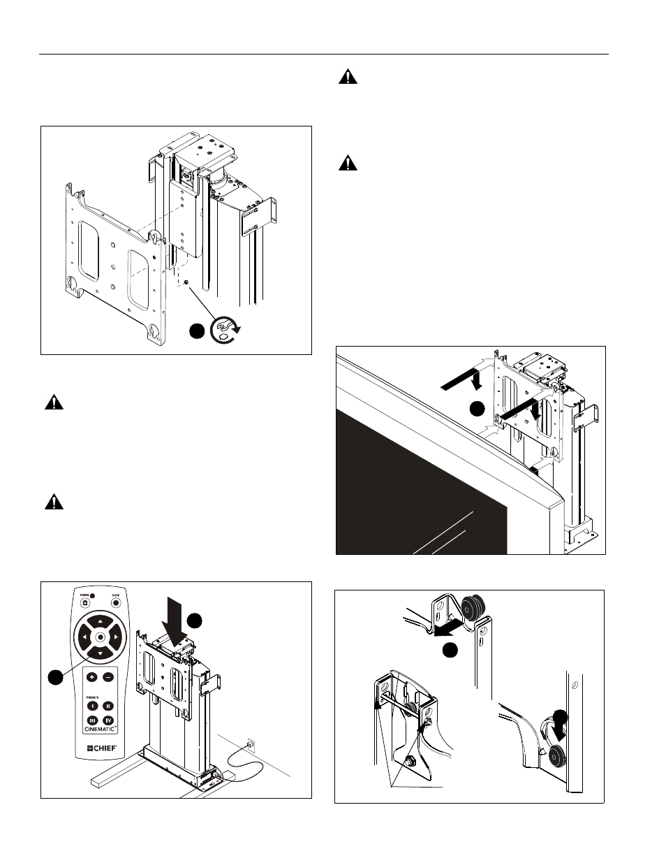 CHIEF CM2L40 User Manual | Page 32 / 76