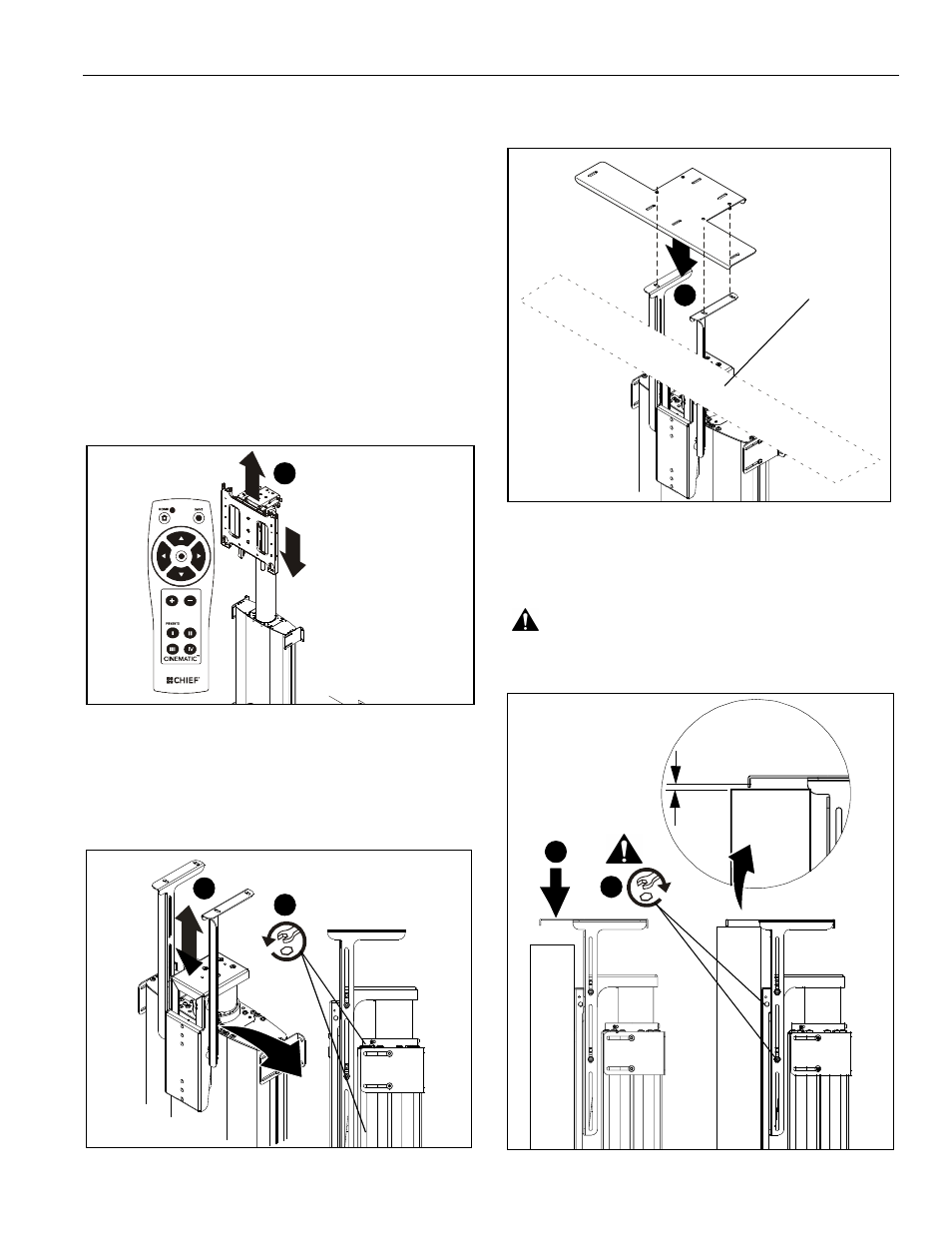 CHIEF CM2L40 User Manual | Page 33 / 76