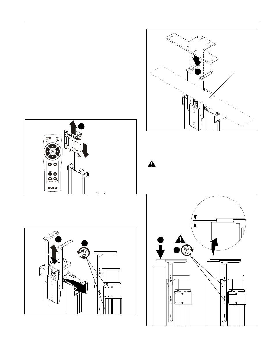 CHIEF CM2L40 User Manual | Page 9 / 76
