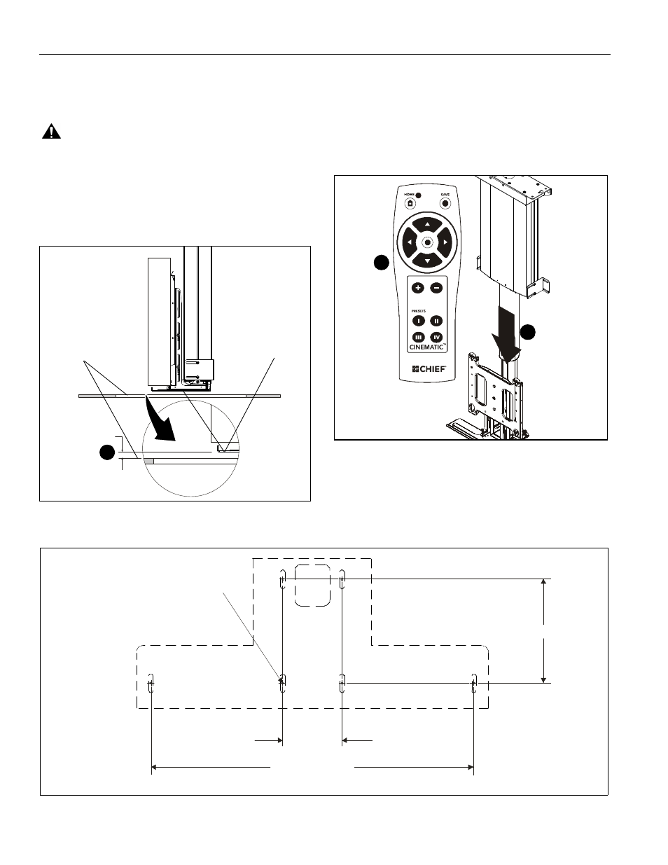 CHIEF CM2C40 User Manual | Page 14 / 76