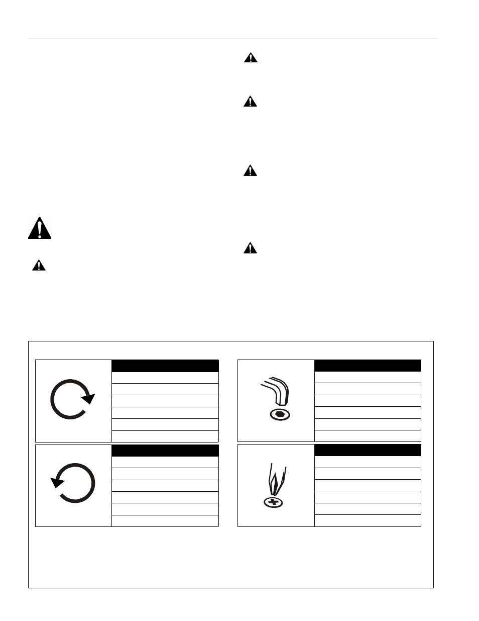 Disclaimer, Important warnings and cautions, Legend | CHIEF JWDIW Series User Manual | Page 2 / 8