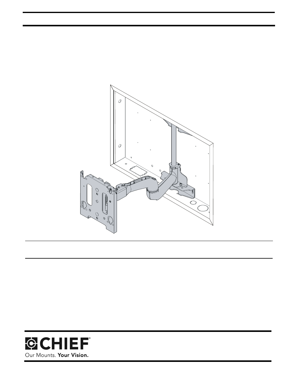 CHIEF MWRIW Series User Manual | 12 pages