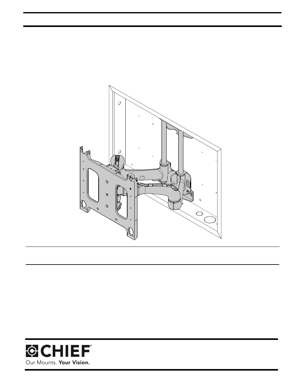 CHIEF PNRIW Series User Manual | 12 pages