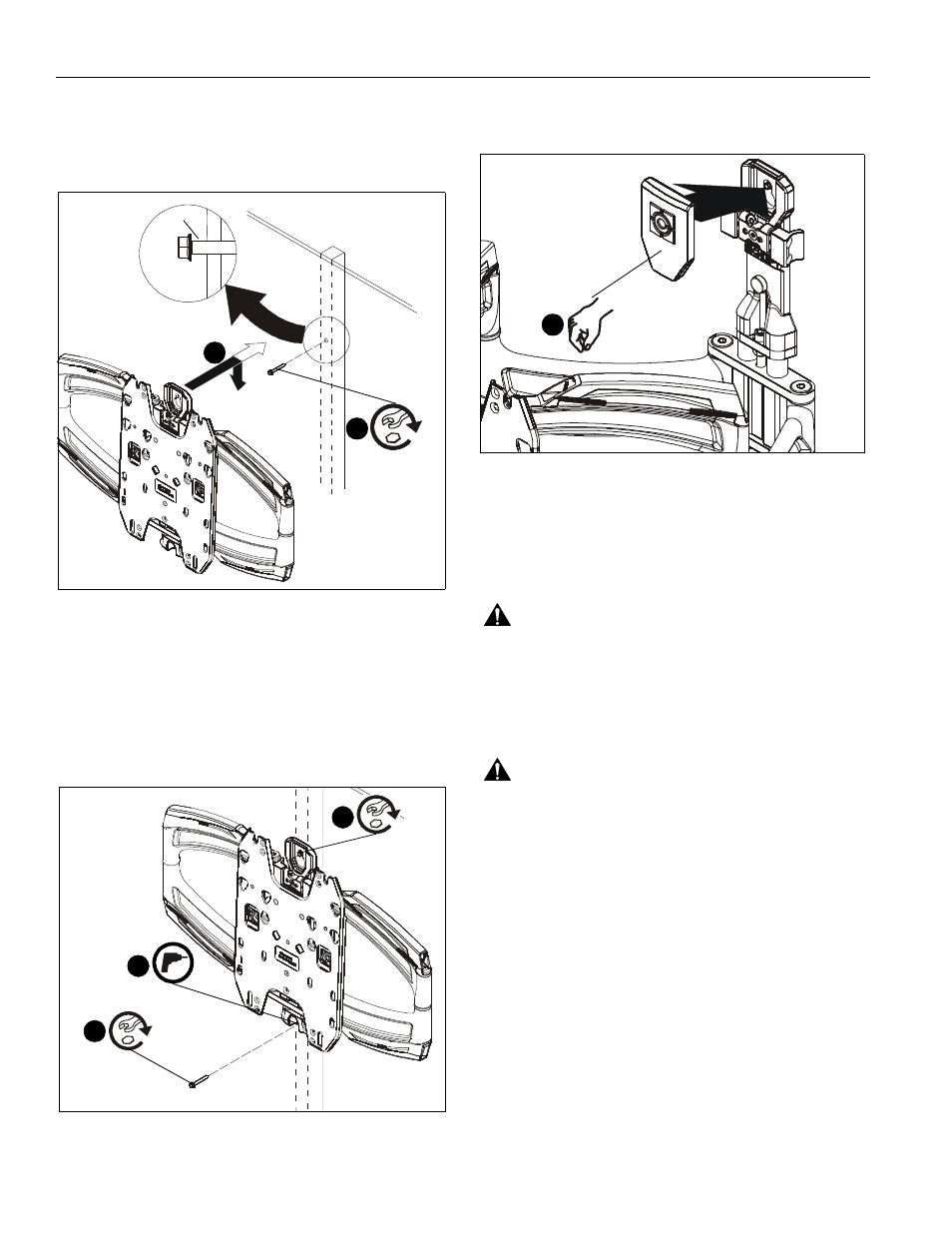 Install wall plate to wall | CHIEF TS318TU User Manual | Page 12 / 20