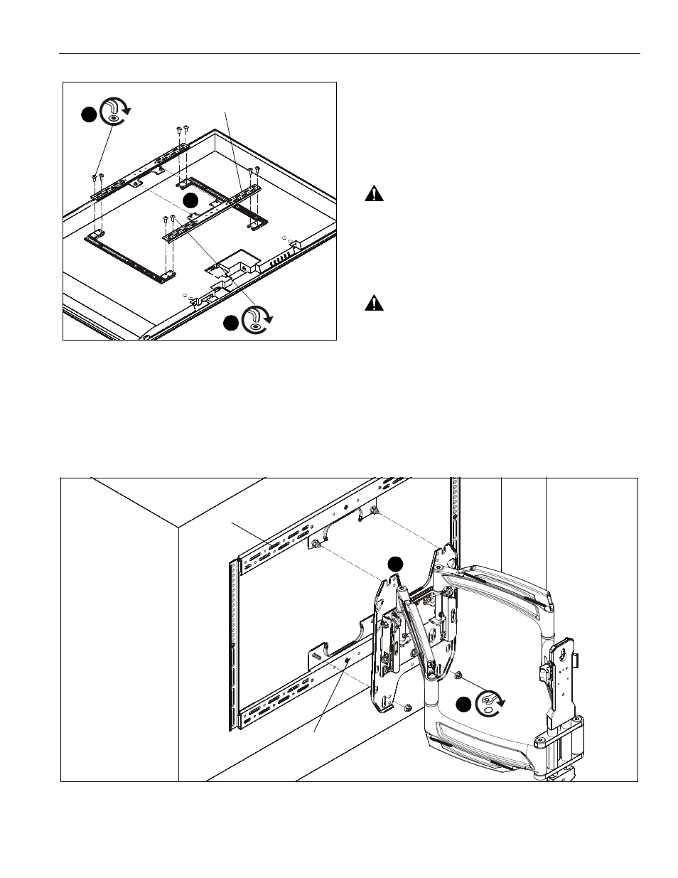 Install display to wall plate | CHIEF TS318TU User Manual | Page 15 / 20