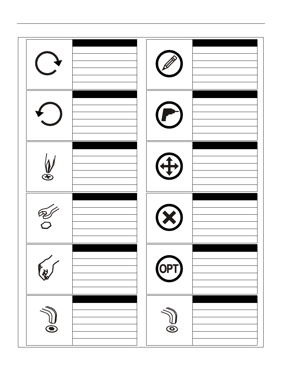 Legend | CHIEF TS318TU User Manual | Page 6 / 20