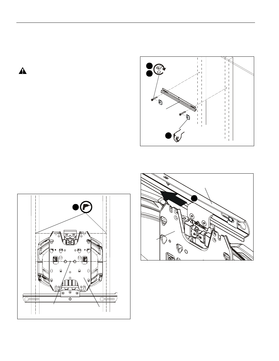 Assembly and installation, Install wall plate to wall - wood studs | CHIEF TS318TU User Manual | Page 8 / 20