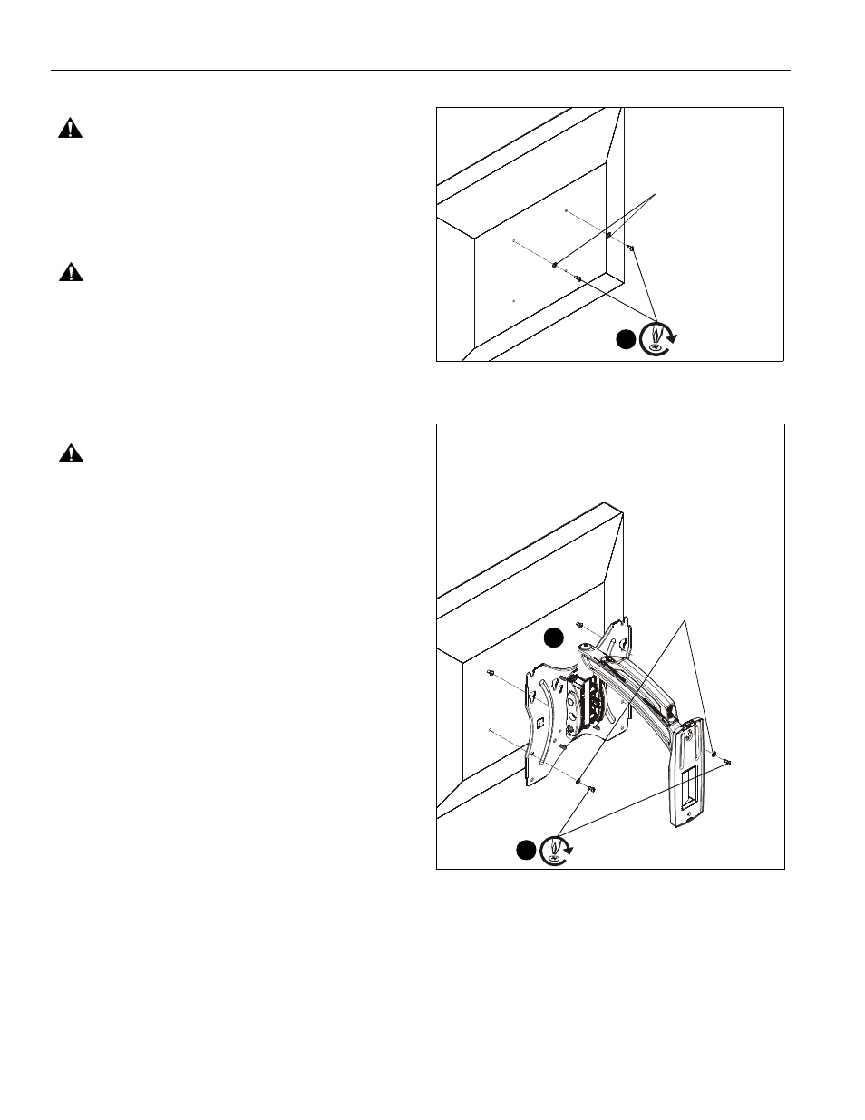 Display installation | CHIEF TS110SU User Manual | Page 8 / 12