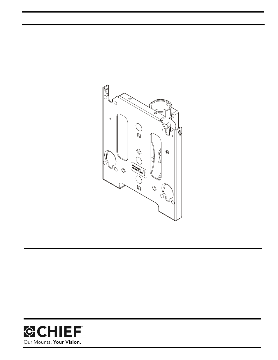 CHIEF MCS Series User Manual | 8 pages