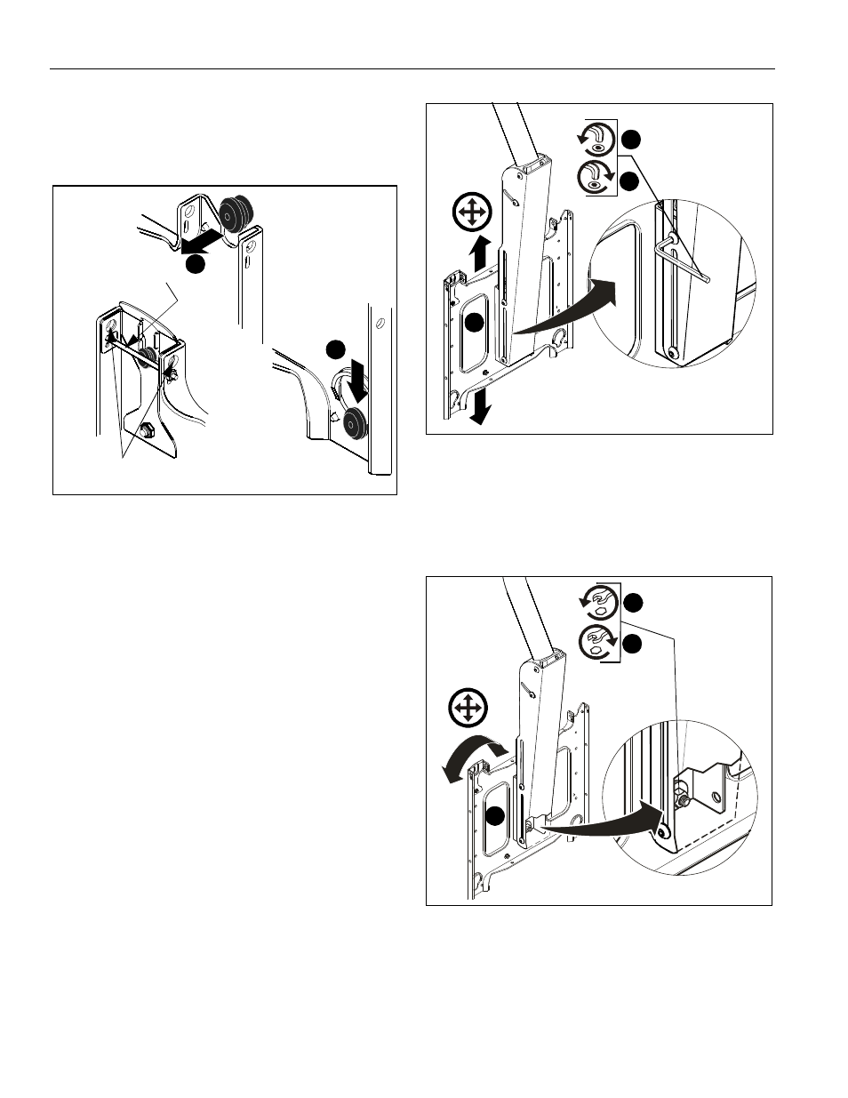 Adjustments | CHIEF PCM Series User Manual | Page 6 / 8