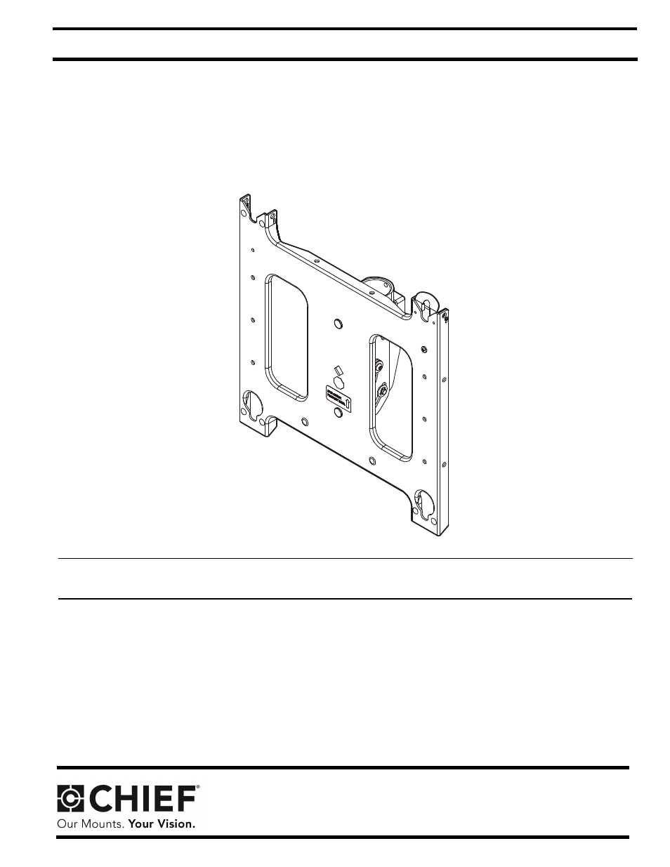 CHIEF PCS Series User Manual | 8 pages