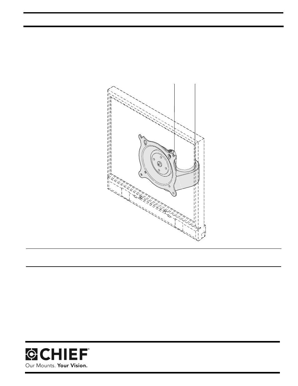 CHIEF FHS Series User Manual | 8 pages