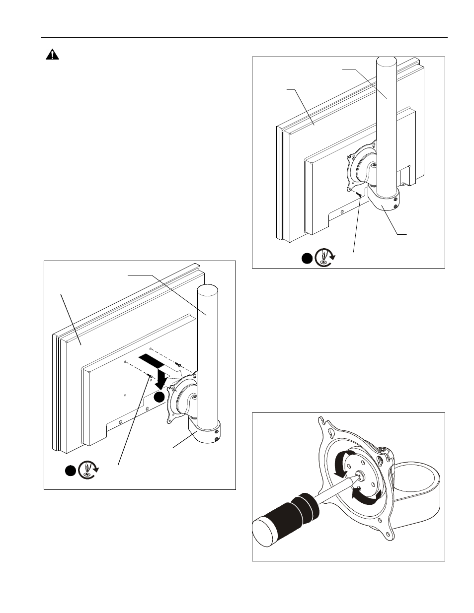 Adjustments | CHIEF FHS Series User Manual | Page 5 / 8