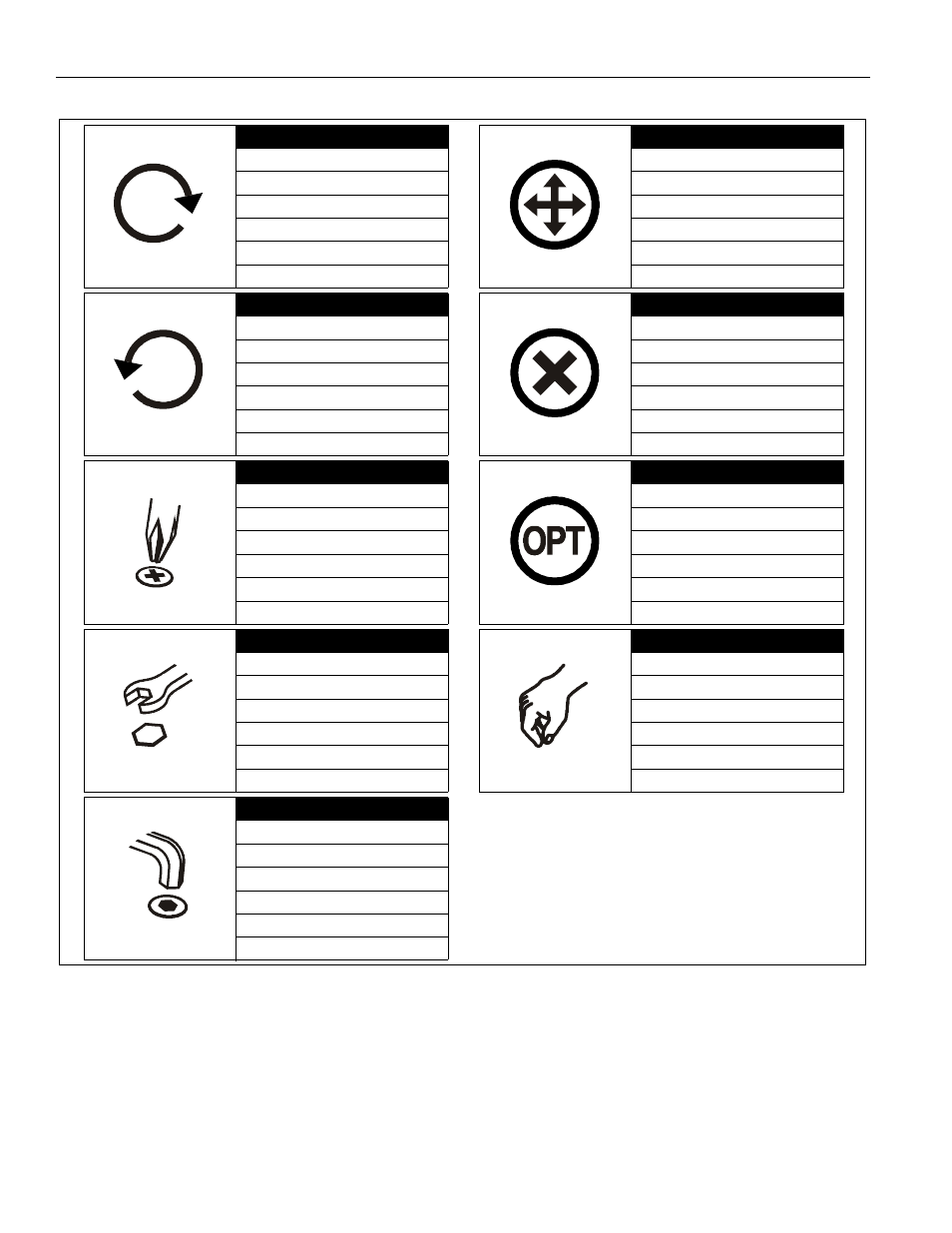 Legend | CHIEF LCM1U User Manual | Page 4 / 12