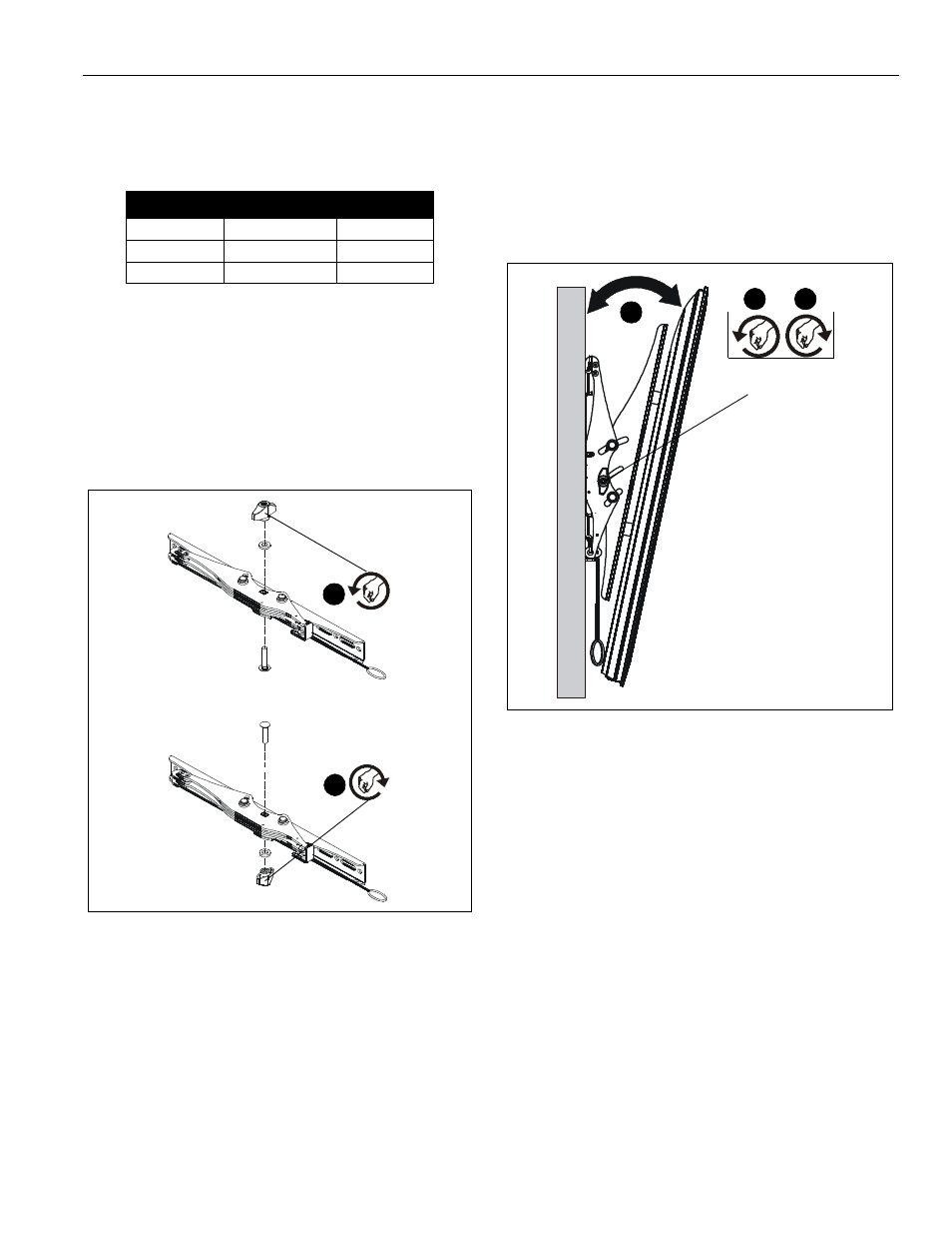 Switching interface brackets (optional), Tilt adjustment | CHIEF RXT2 User Manual | Page 11 / 12