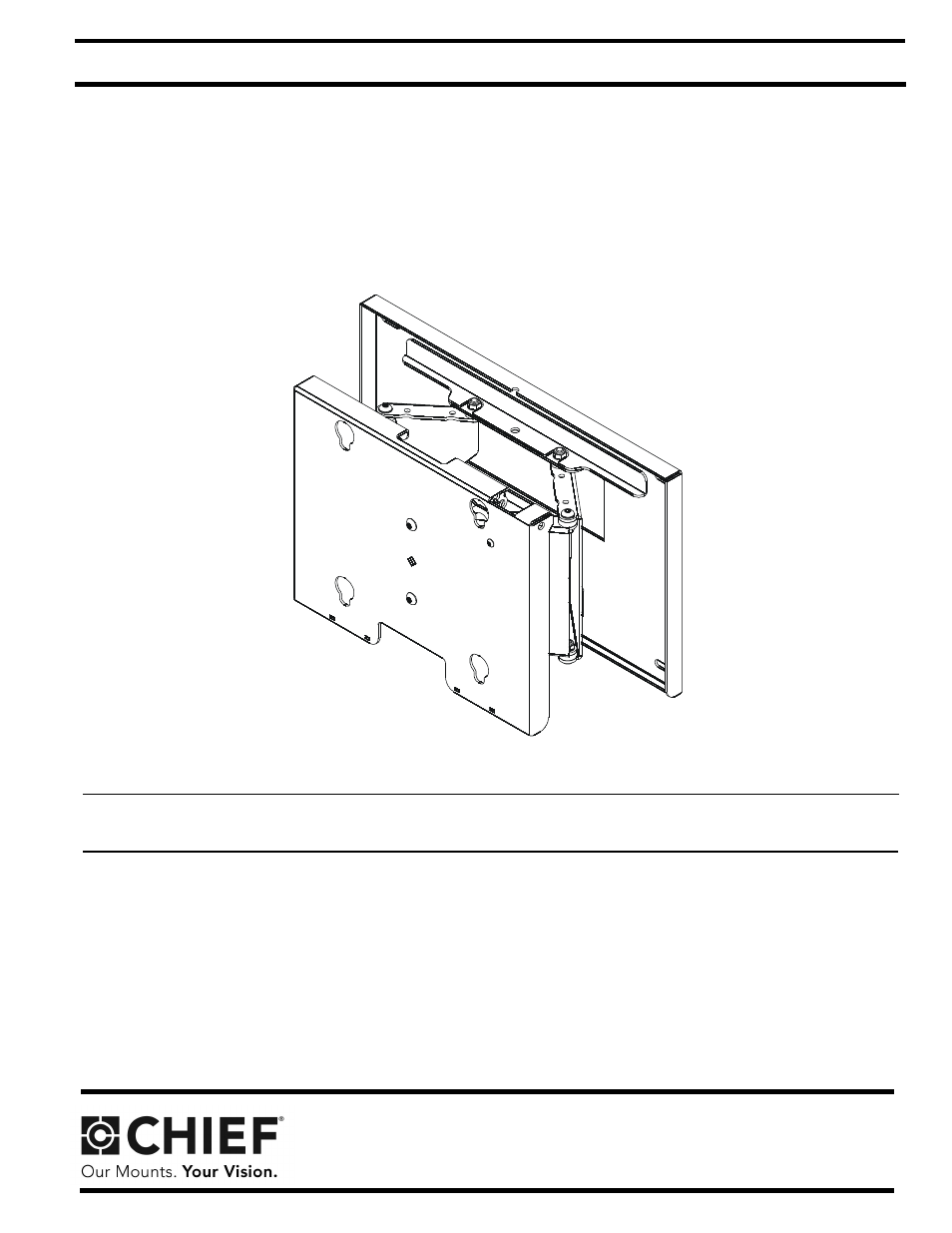 CHIEF MPT6000 User Manual | 8 pages