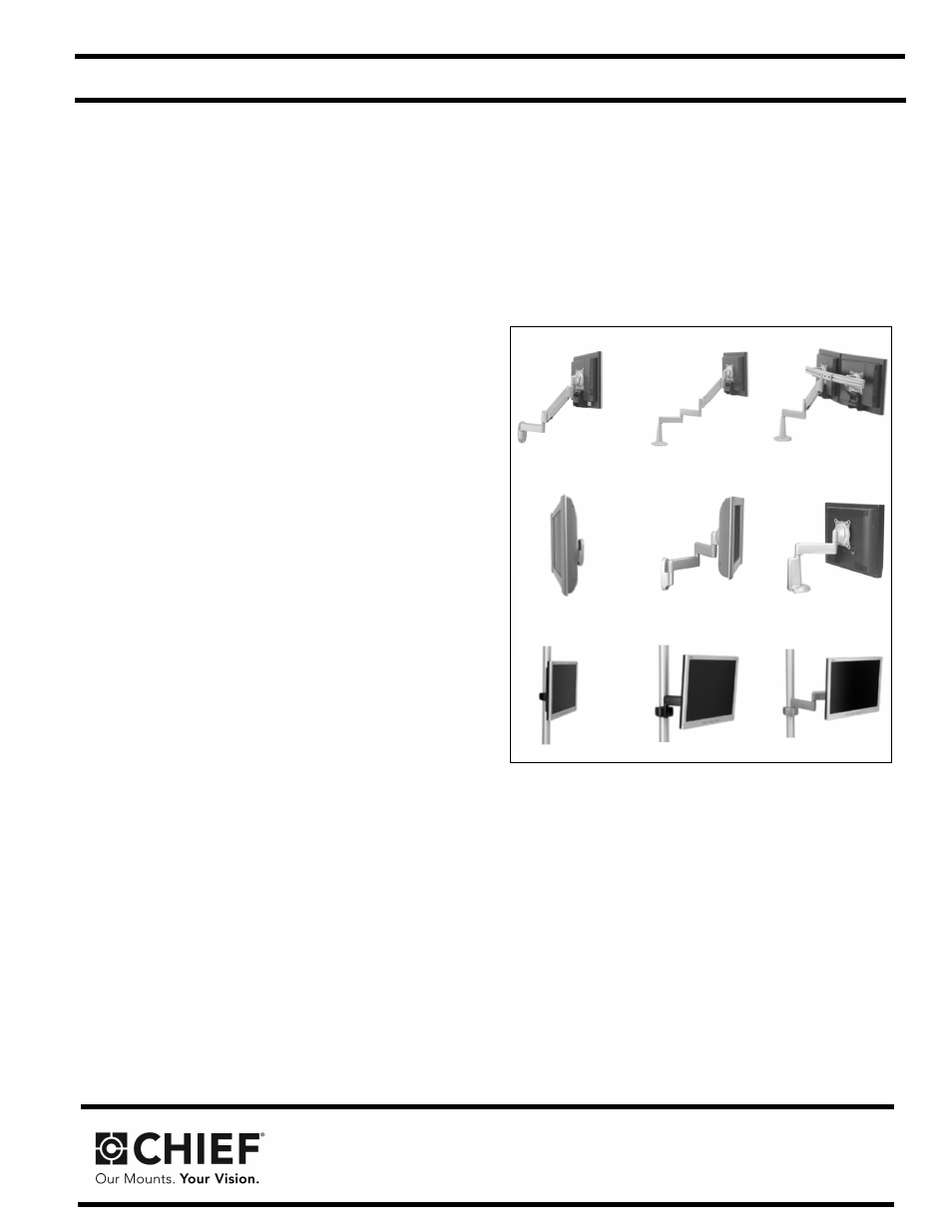 CHIEF F-Series User Manual | 16 pages