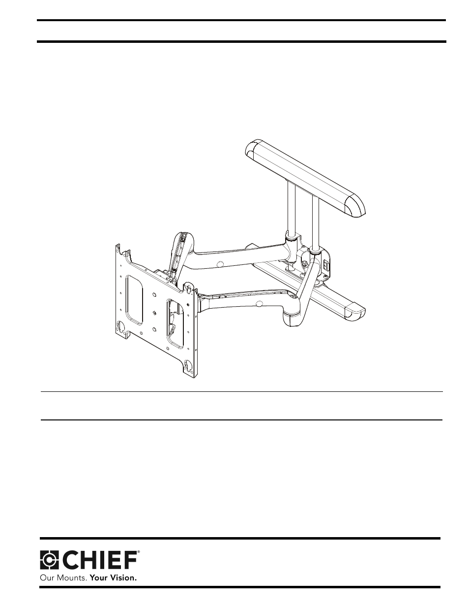 CHIEF PDR Series User Manual | 12 pages