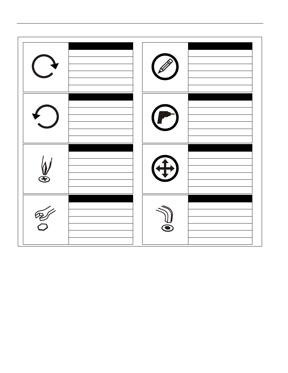 Legend | CHIEF PDR Series User Manual | Page 4 / 12