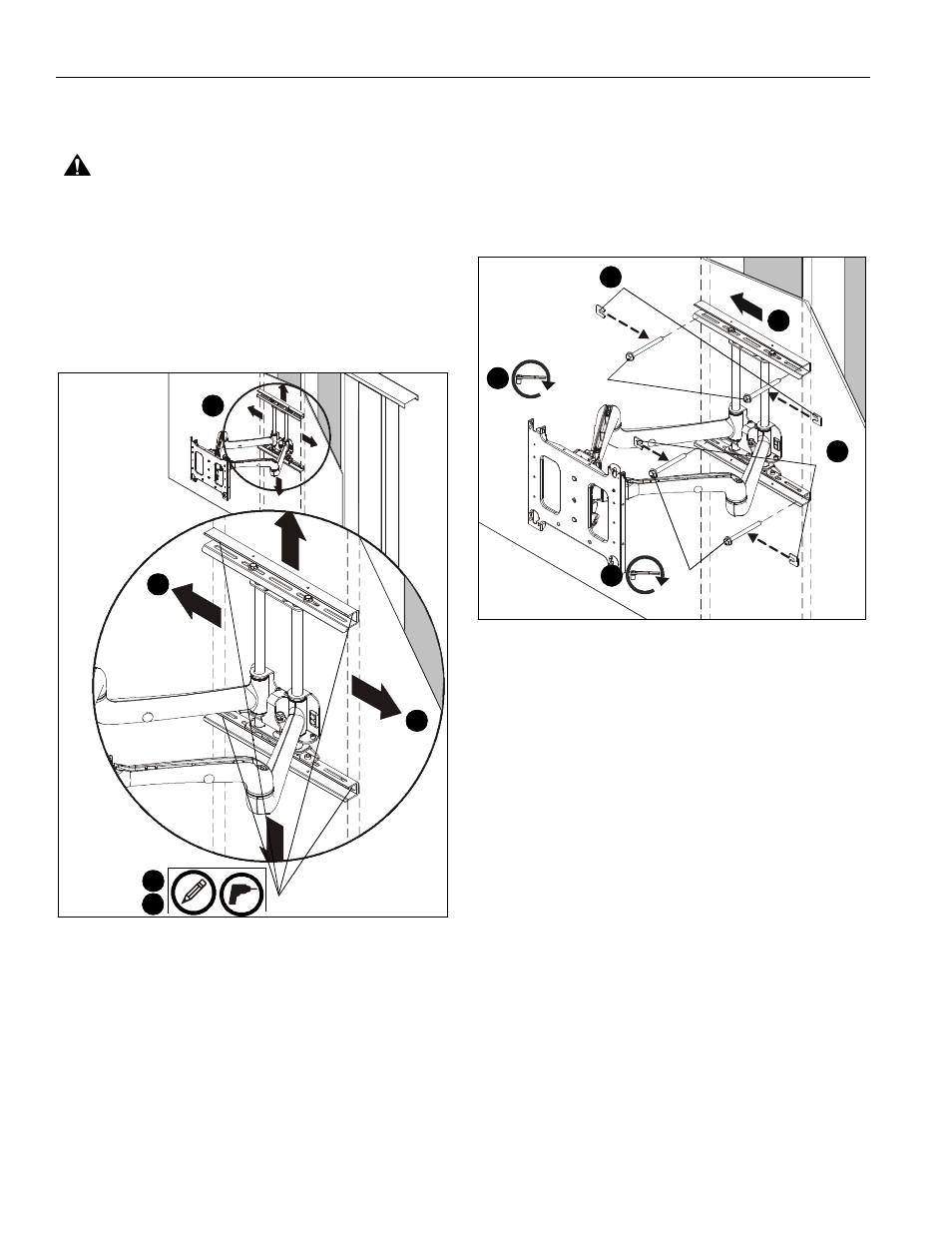Mount installation | CHIEF PDR Series User Manual | Page 6 / 12