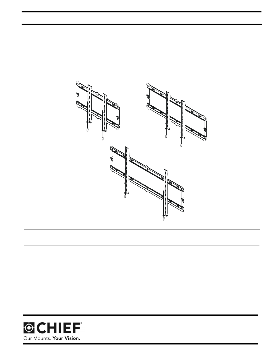 CHIEF RXF2 User Manual | 12 pages