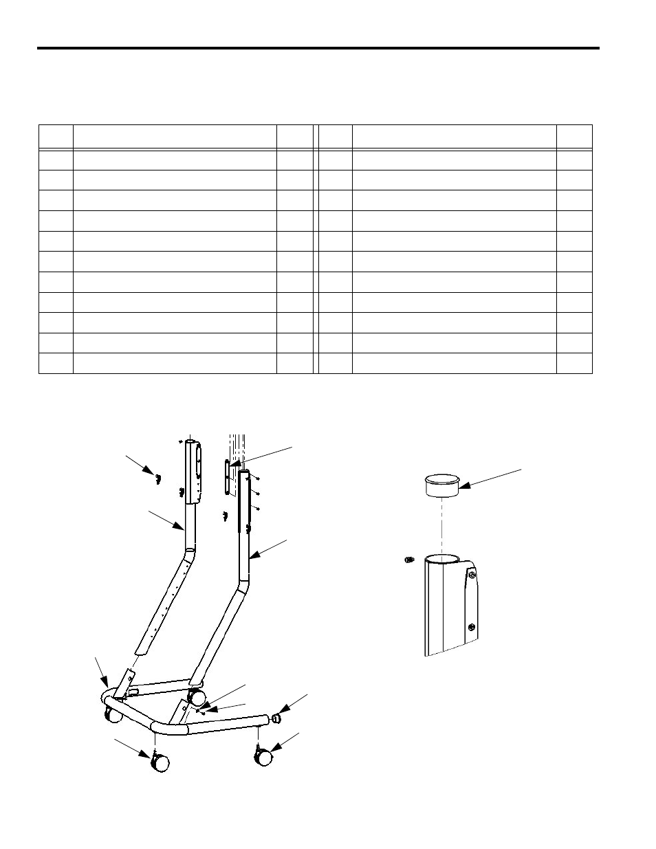 Parts | CHIEF PPD-2000 User Manual | Page 4 / 12