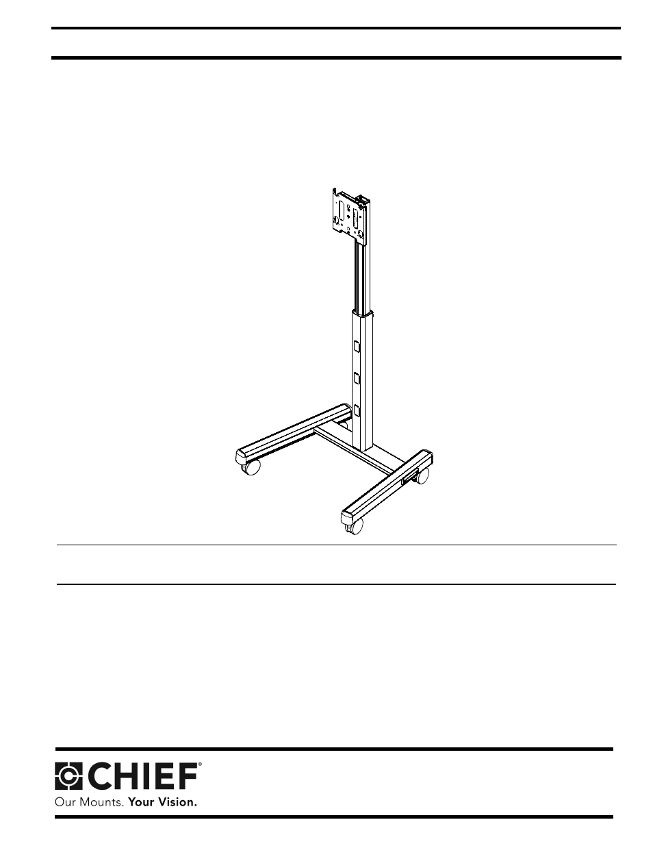 CHIEF MFC Series User Manual | 12 pages