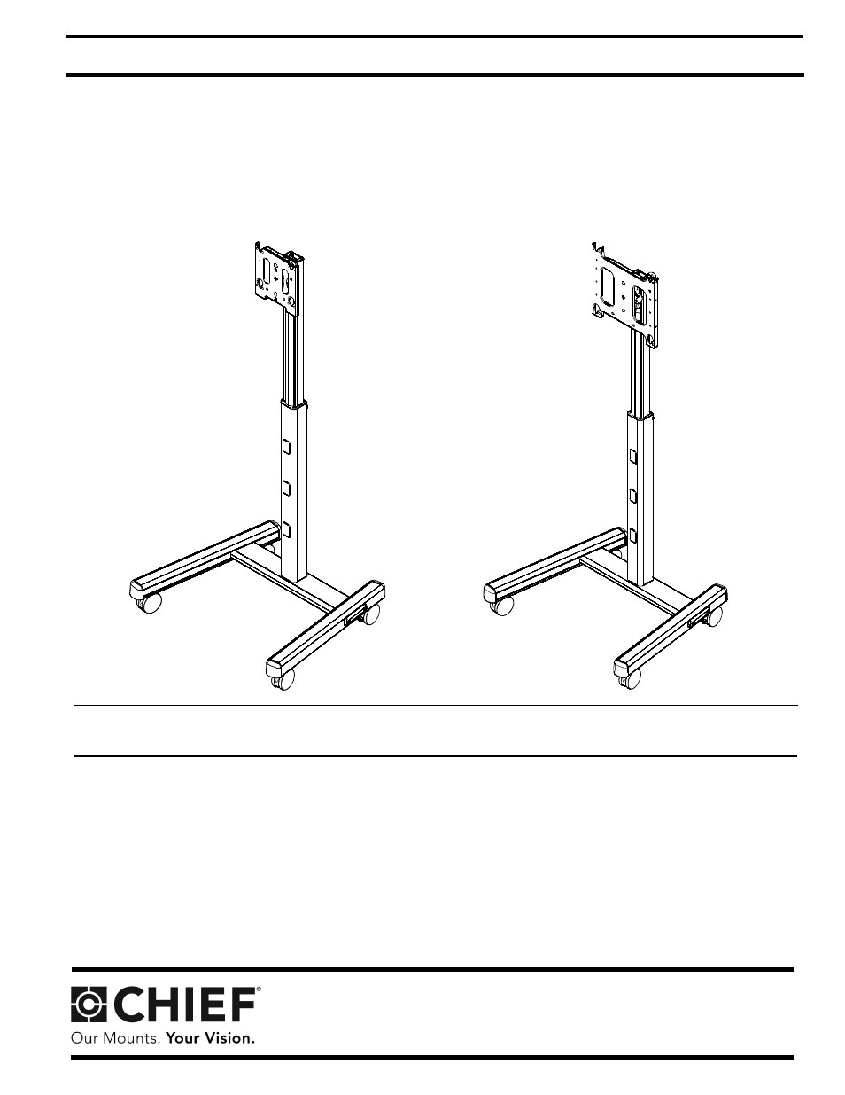 CHIEF MFC Series User Manual | 12 pages