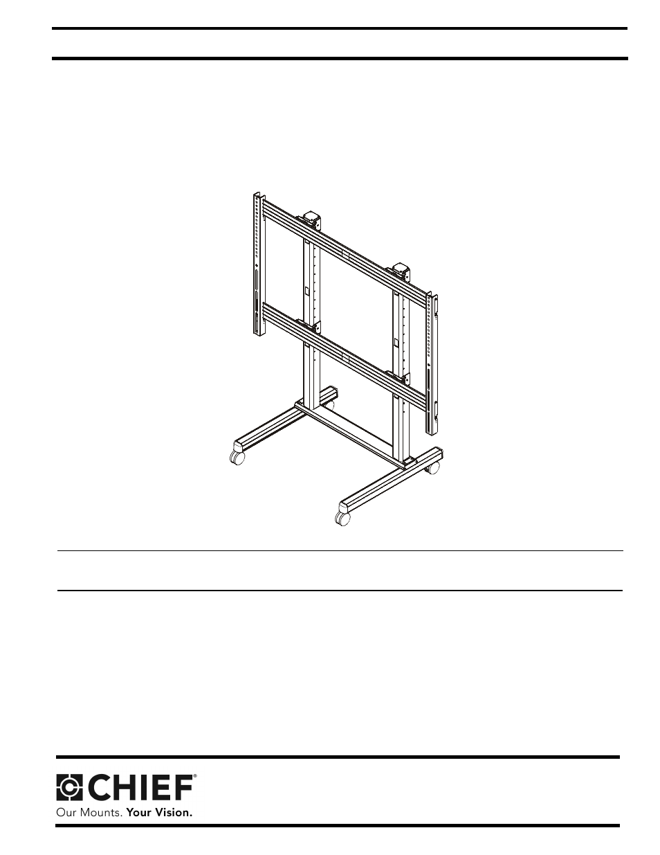 CHIEF XVM1X1U User Manual | 12 pages