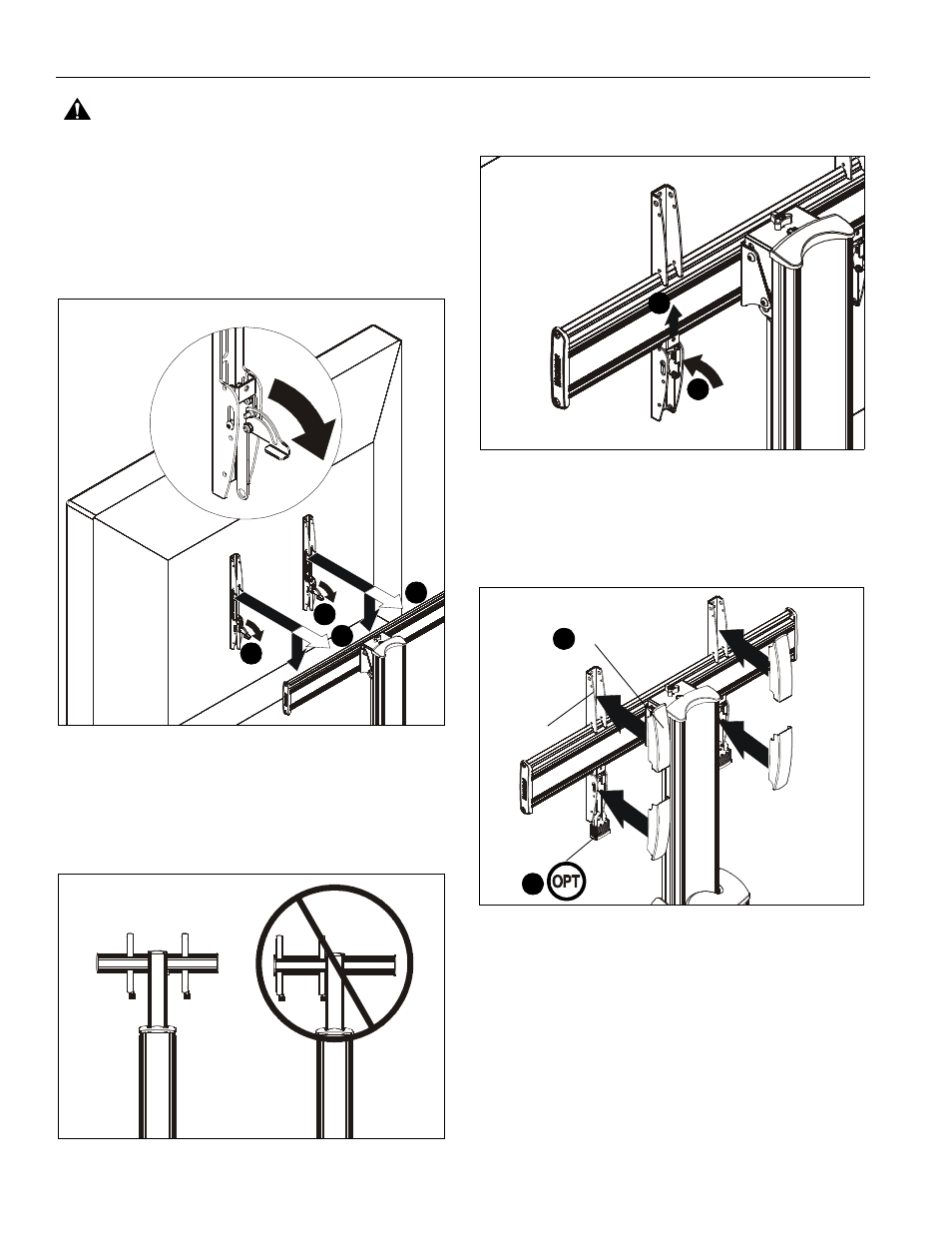 CHIEF LPAU Series User Manual | Page 8 / 16