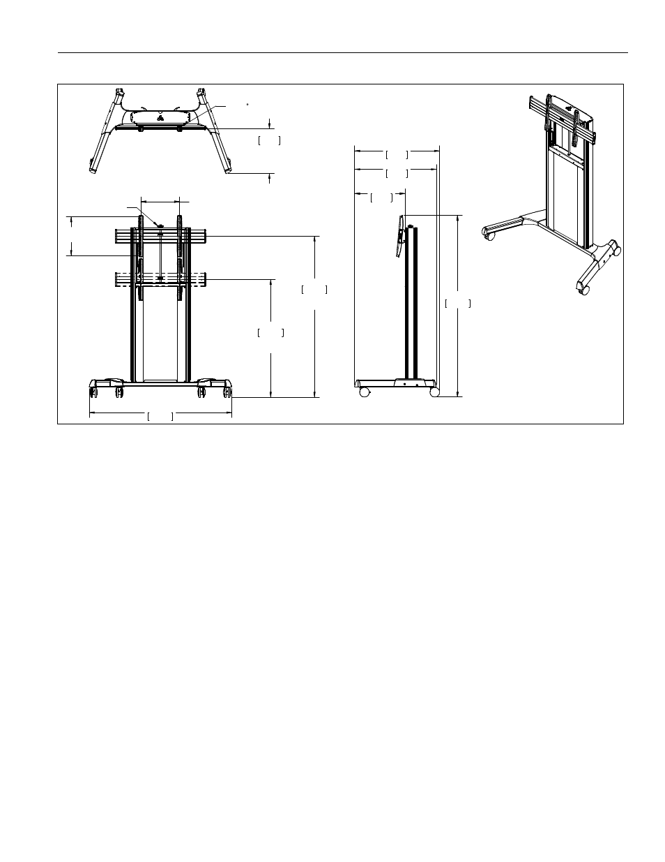 Dimensions, Installation instructions xpau 3 | CHIEF XPAU Series User Manual | Page 3 / 16