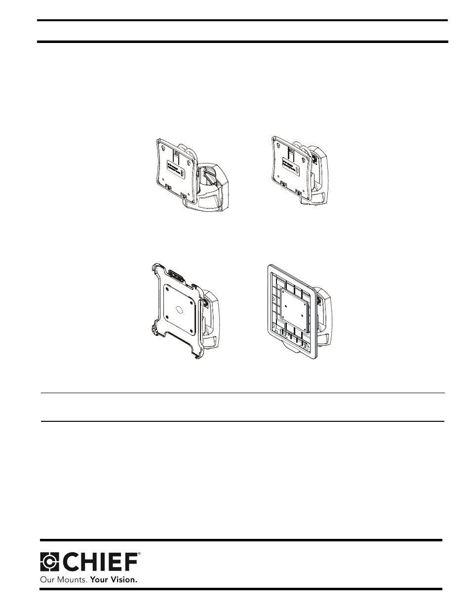 CHIEF K0 Series User Manual | 12 pages