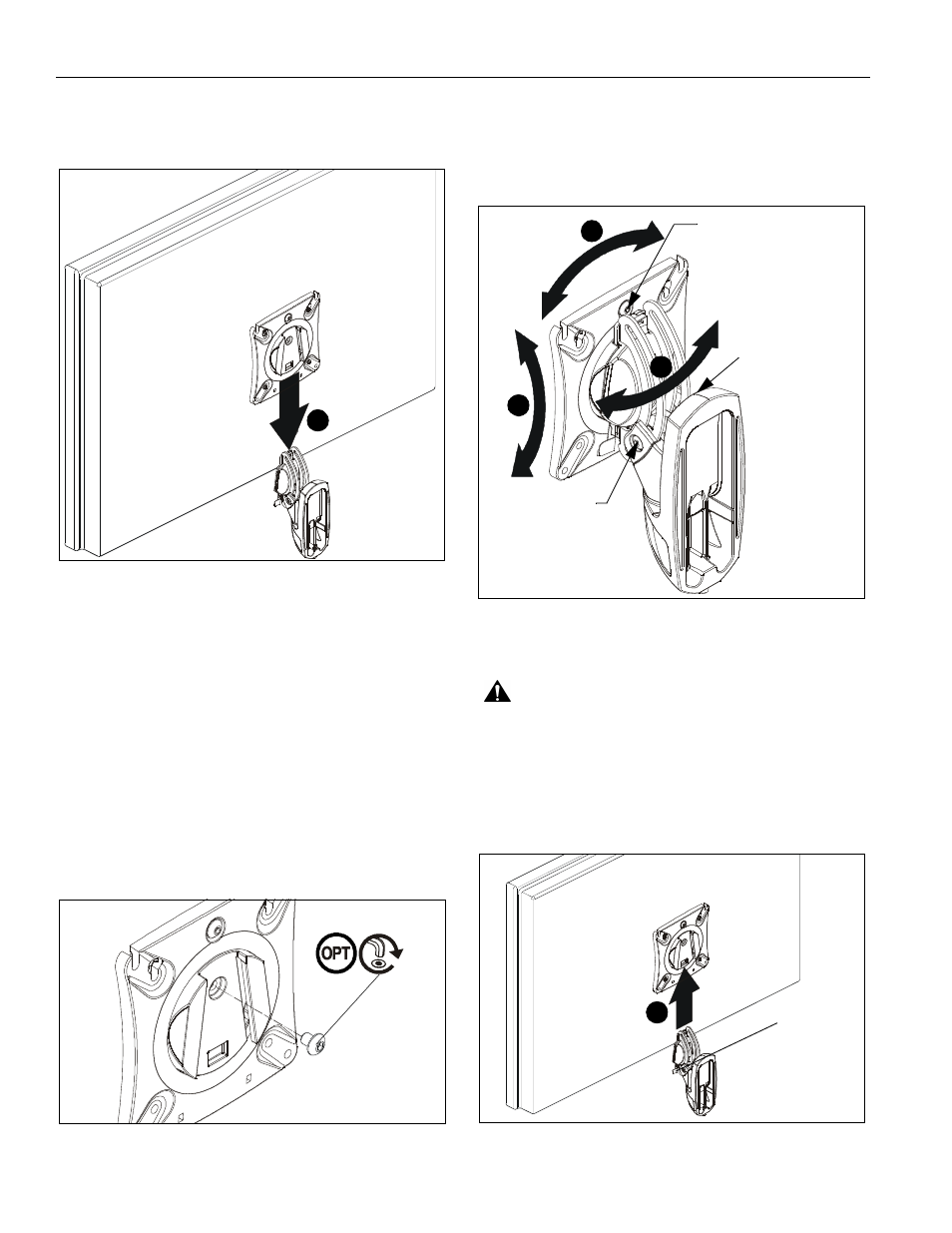 Display removal | CHIEF K0 Series User Manual | Page 8 / 12