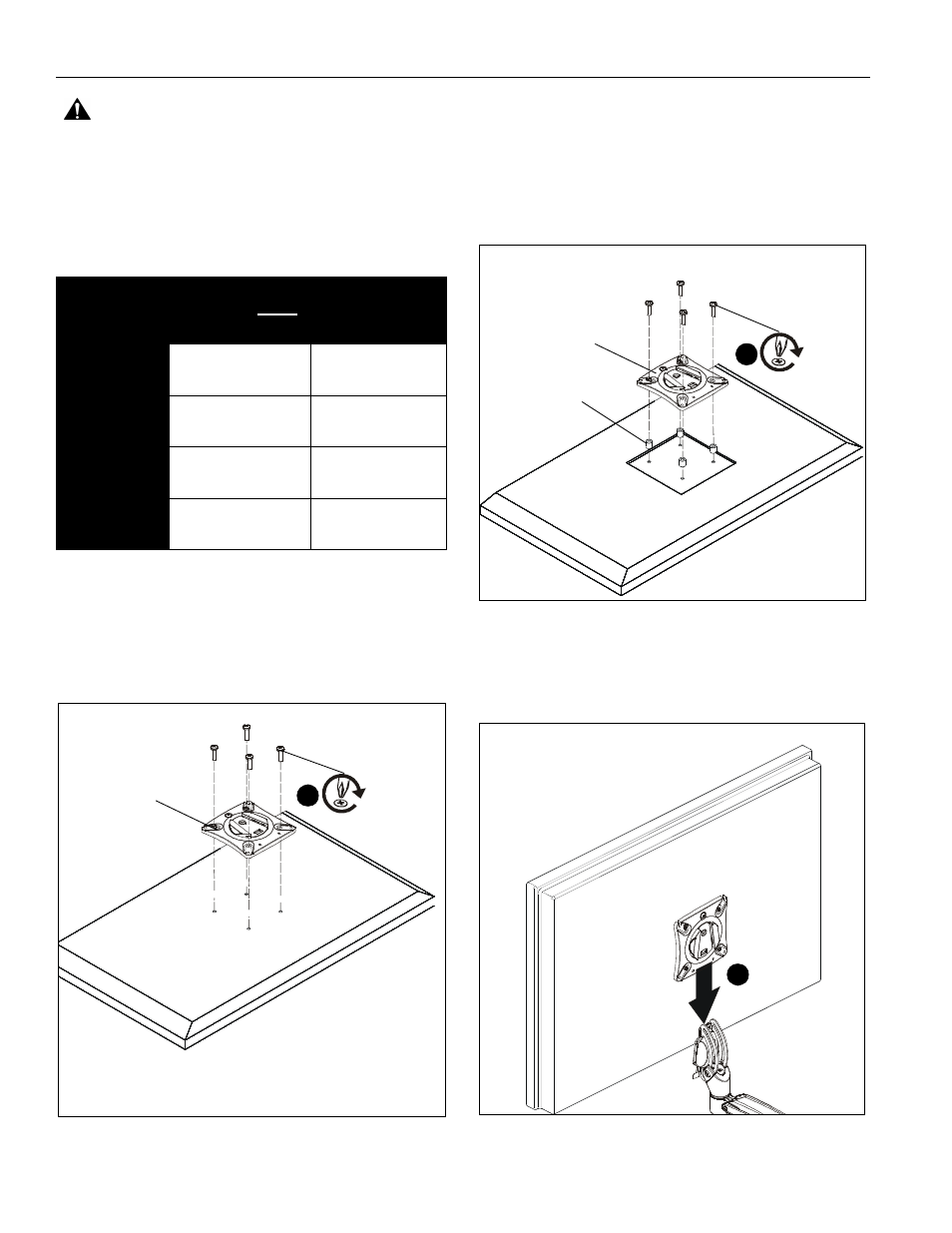 CHIEF K1P Series User Manual | Page 8 / 16