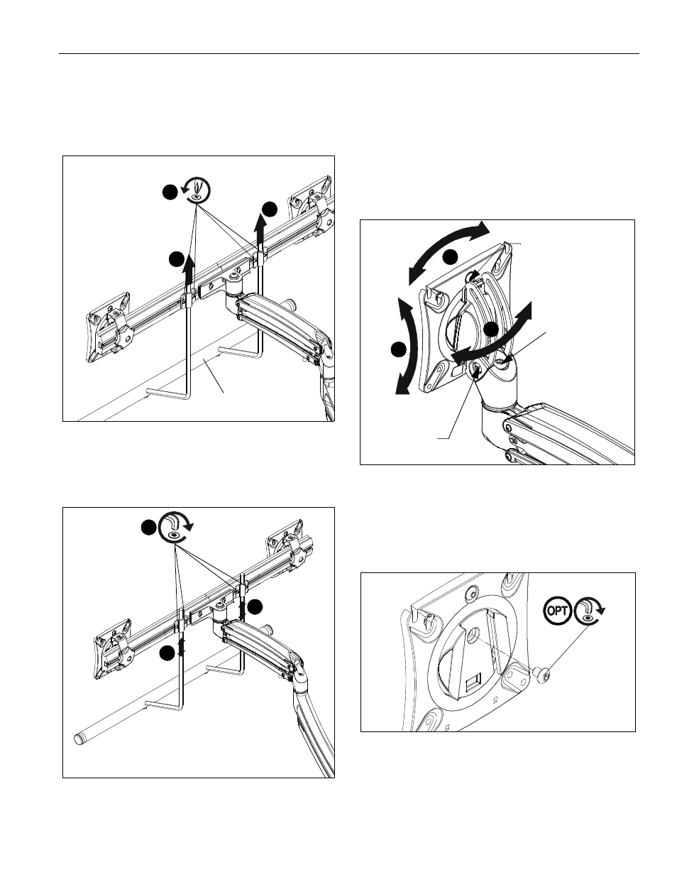 Adjustments | CHIEF K1P Series User Manual | Page 9 / 16