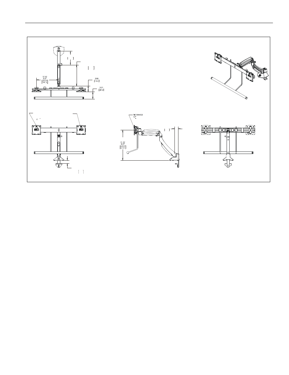 K1d22h, Installation instructions k1d series 5 | CHIEF K1D Series User Manual | Page 5 / 16