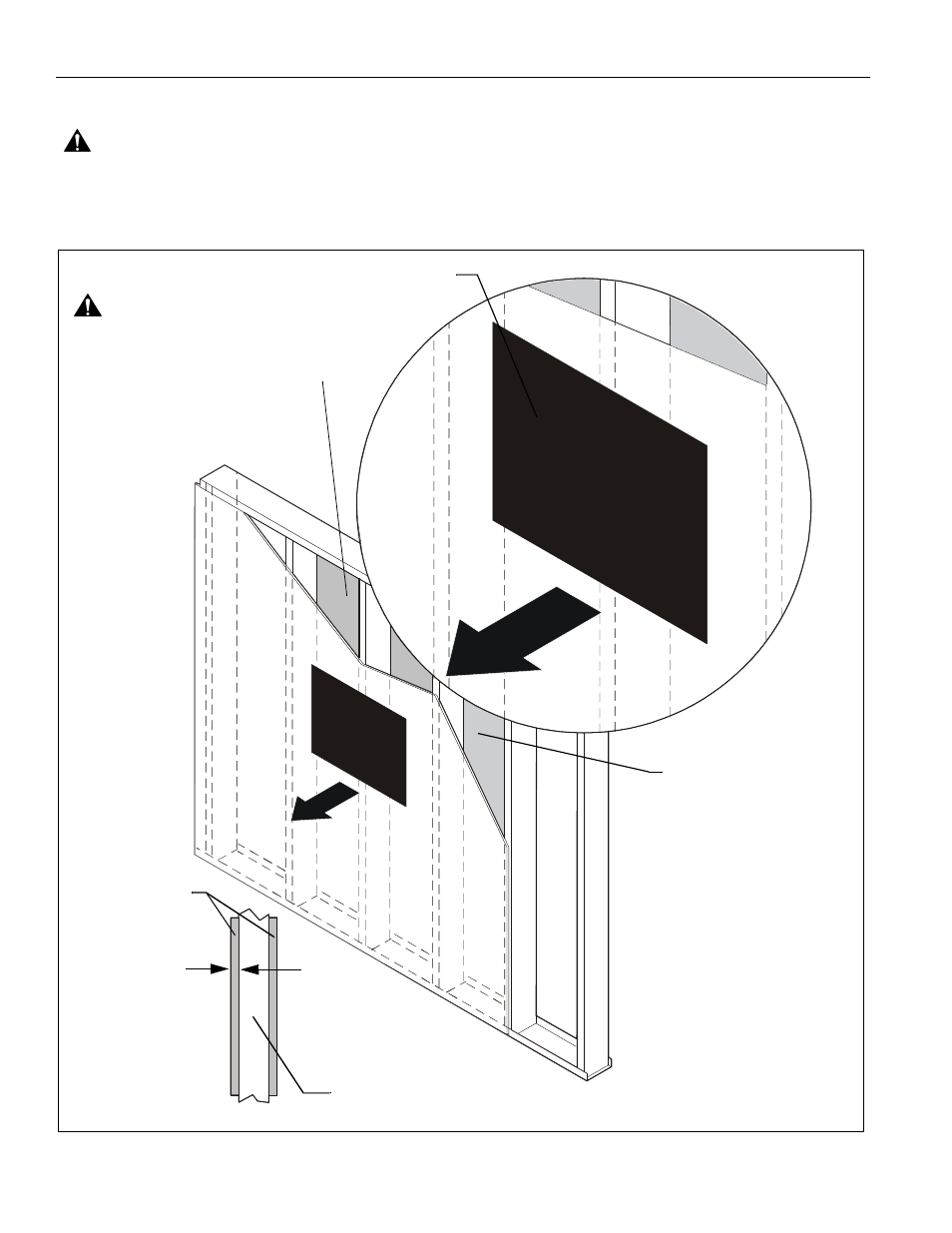 Site requirements for using steel studs | CHIEF KWT110 User Manual | Page 10 / 28