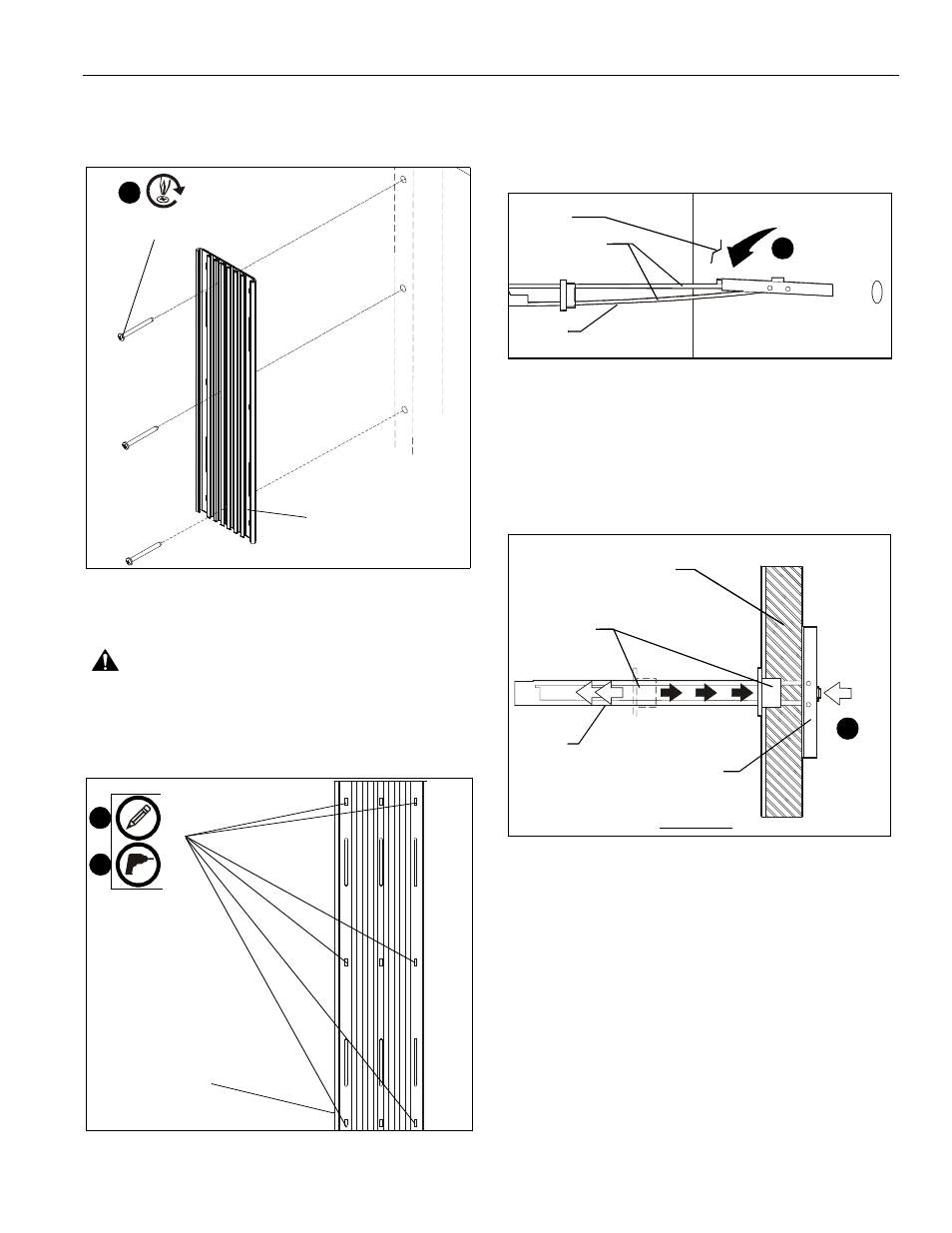 Vertical installation on drywall | CHIEF KWT110 User Manual | Page 13 / 28