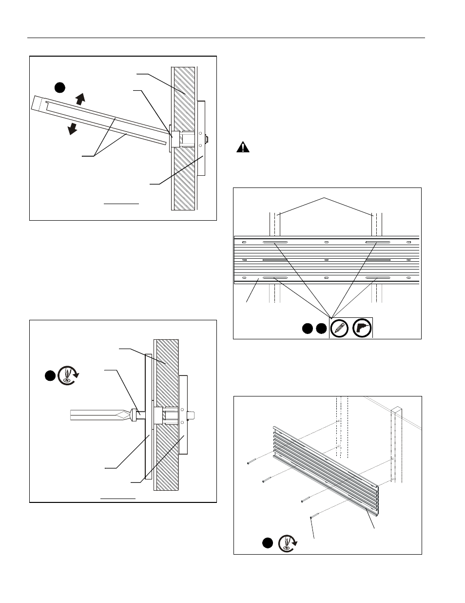 Horizontal installation using wood studs | CHIEF KWT110 User Manual | Page 14 / 28