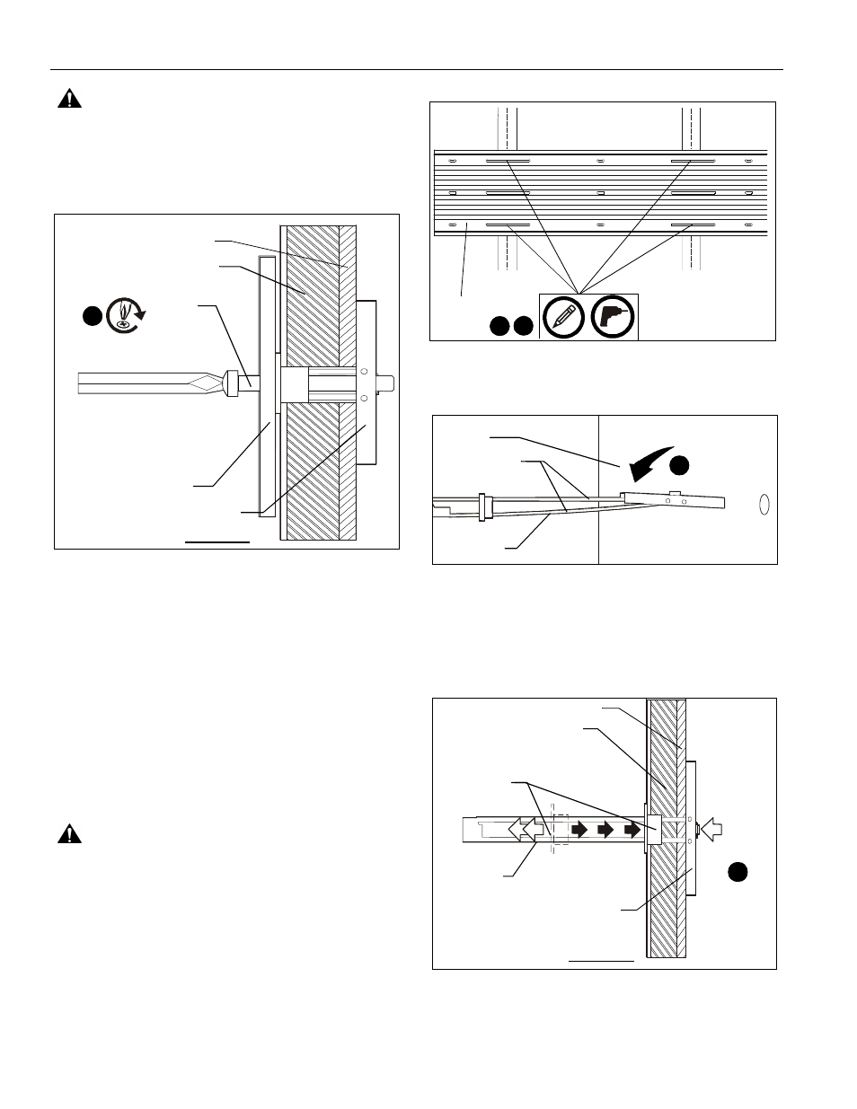 Horizontal installation using steel studs | CHIEF KWT110 User Manual | Page 16 / 28