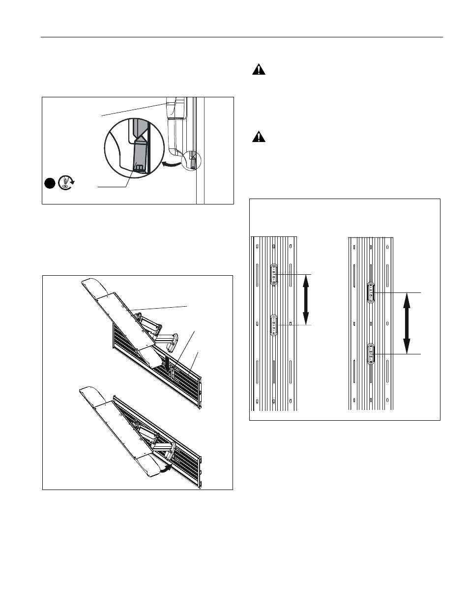 Mount installation on vertical bracket | CHIEF KWT110 User Manual | Page 19 / 28