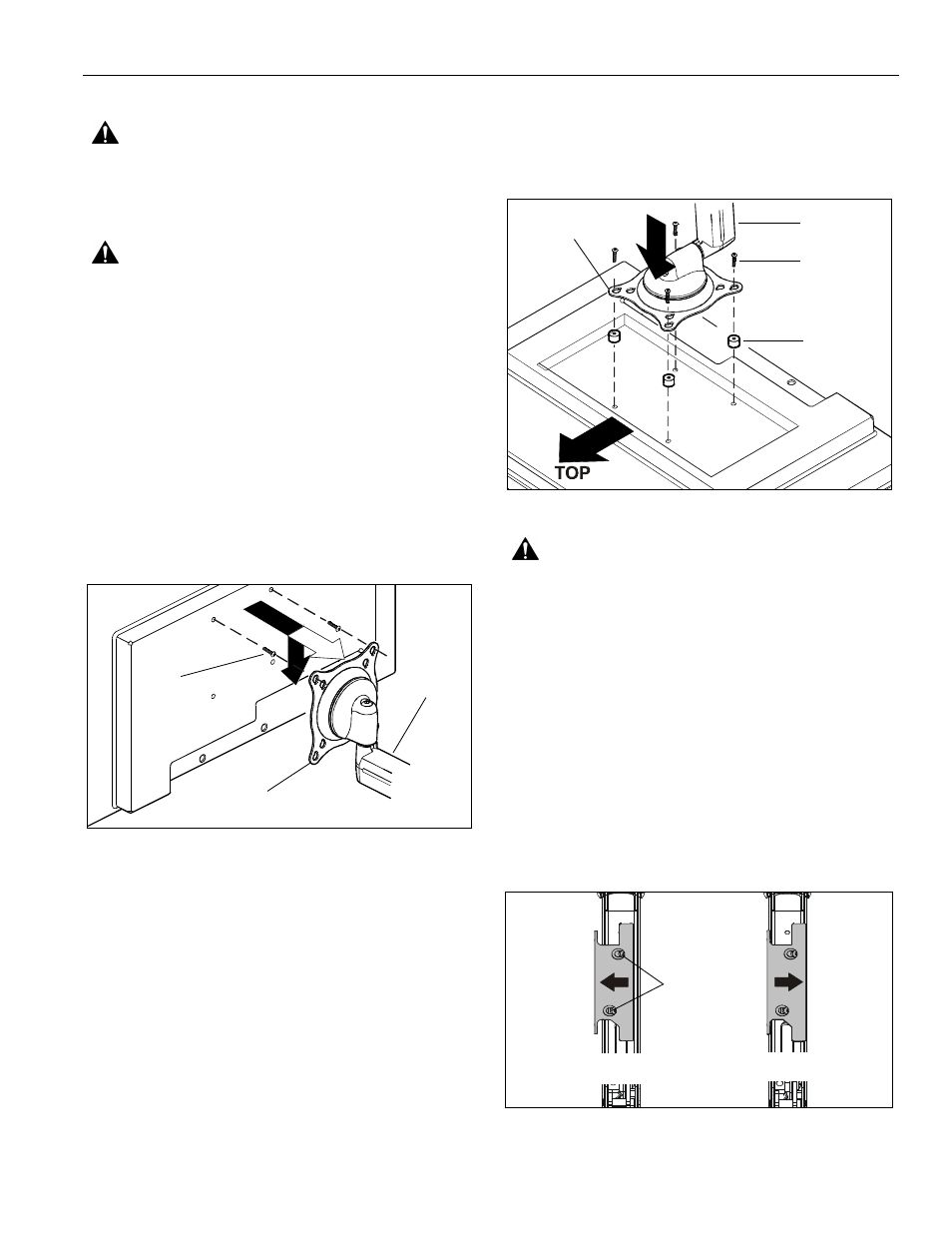 Cable management - display mount | CHIEF KWT110 User Manual | Page 23 / 28