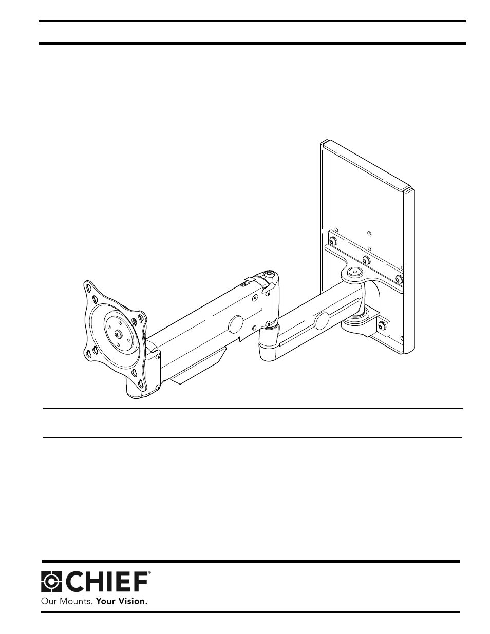 CHIEF KWGSK110 User Manual | 12 pages