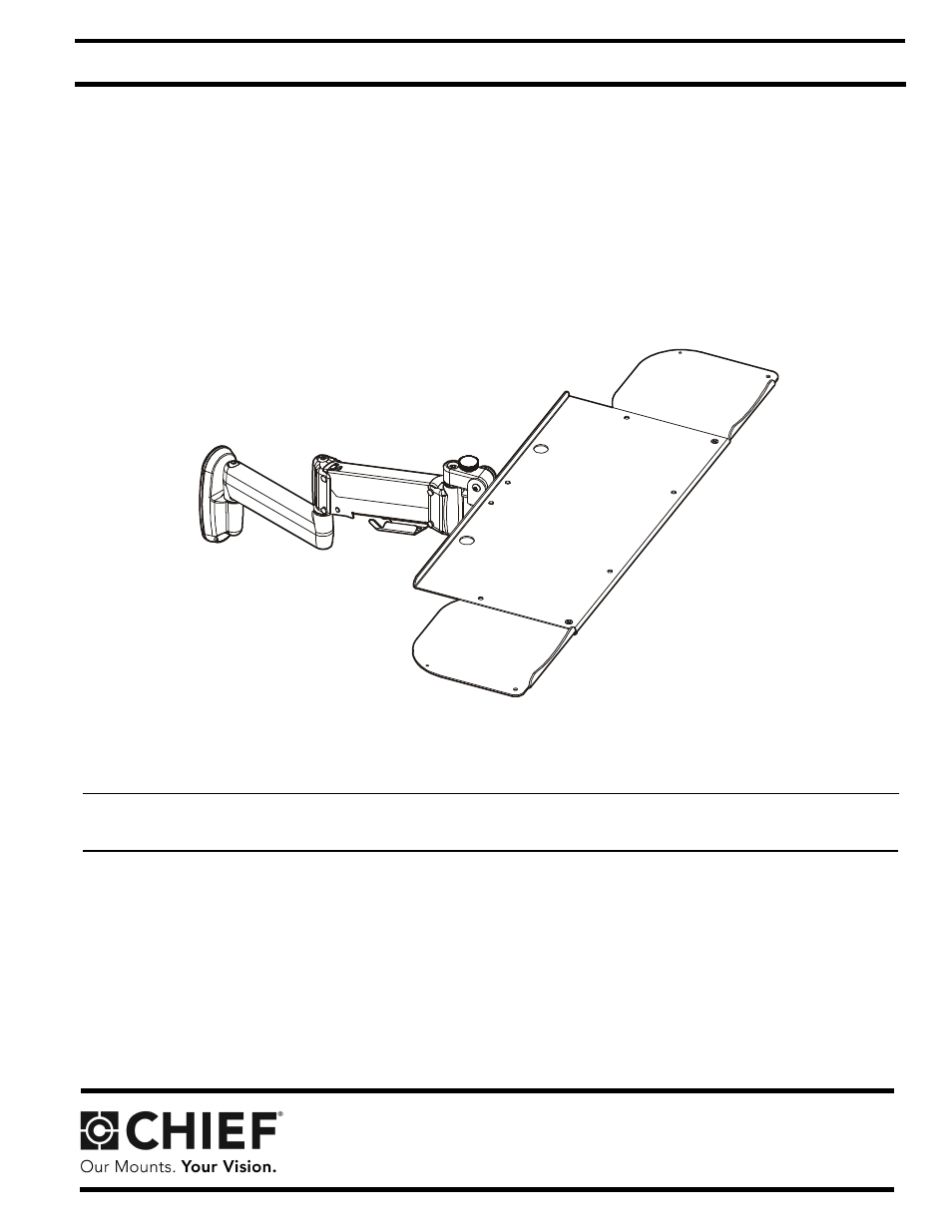 CHIEF KWK-110 User Manual | 8 pages