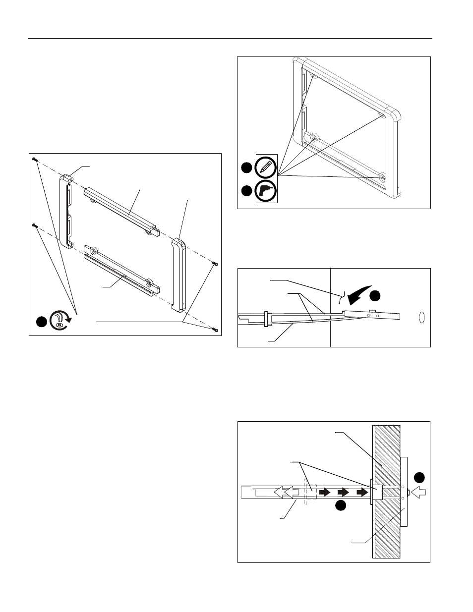 Assembly and installation | CHIEF FSRI2T User Manual | Page 4 / 8