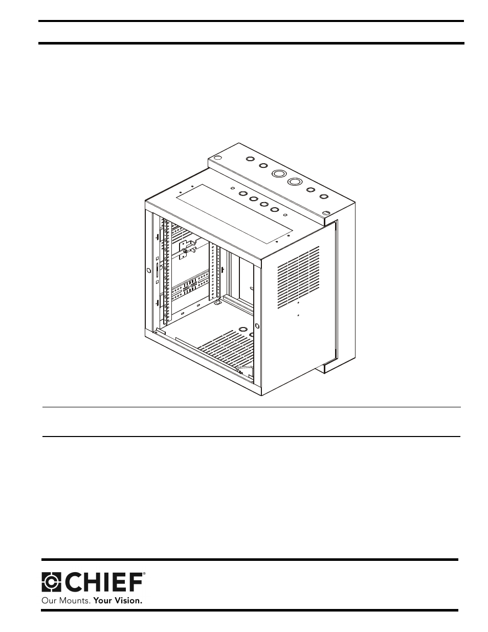 CHIEF NW1 Series User Manual | 8 pages